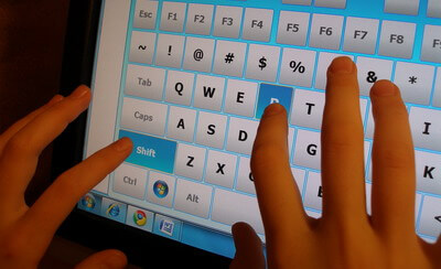 Multi-Touch Virtual Keyboard for Windows 10 og Windows 7